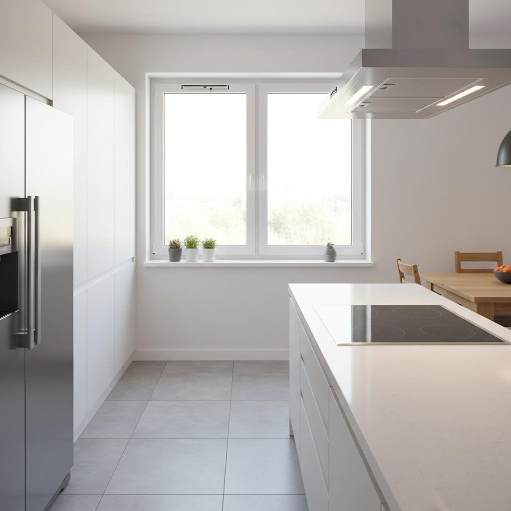 trickle vents working alongside kitchen extractor for complete home ventilation