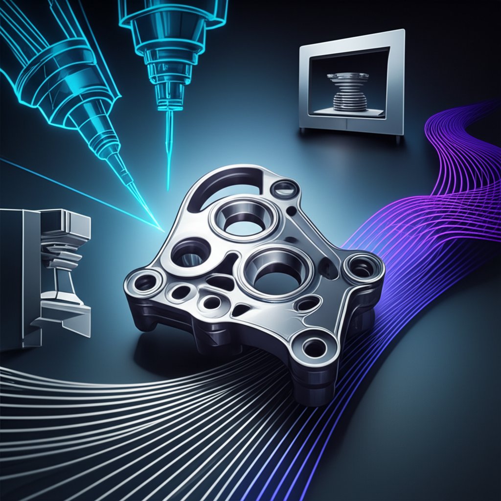 diagram of manufacturing technologies like cnc and 3d printing used in metal prototyping