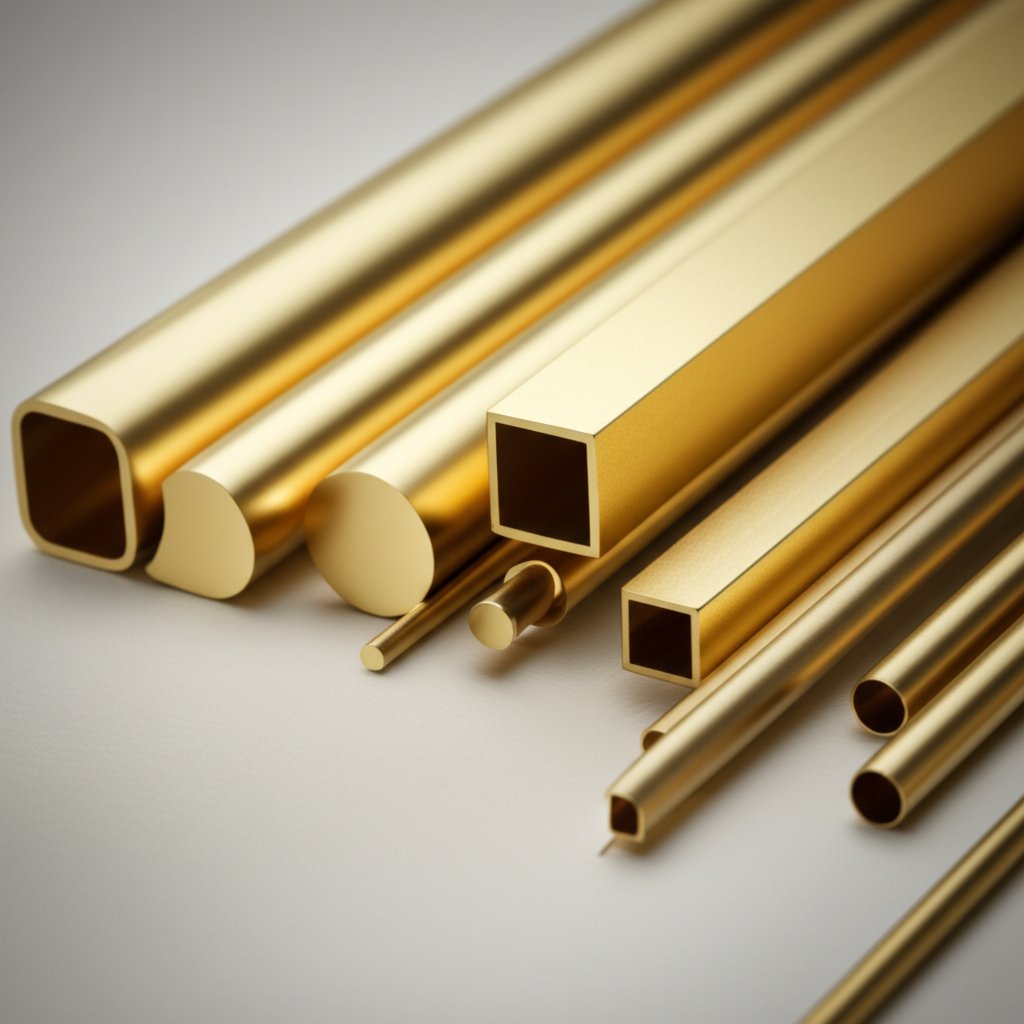 brass rods in round square and hollow profiles for various applications