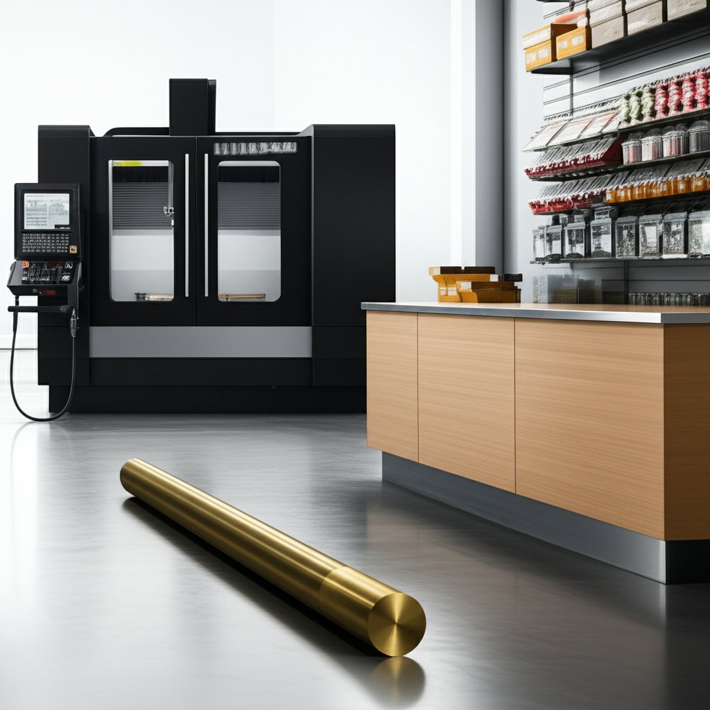 choosing between buying brass rod stock and outsourcing cnc machining