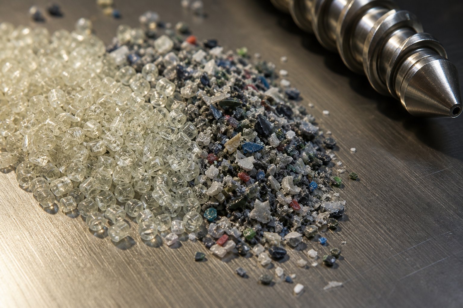 glass filled compounds and recycled regrind present unique compression ratio challenges for injection molding screws