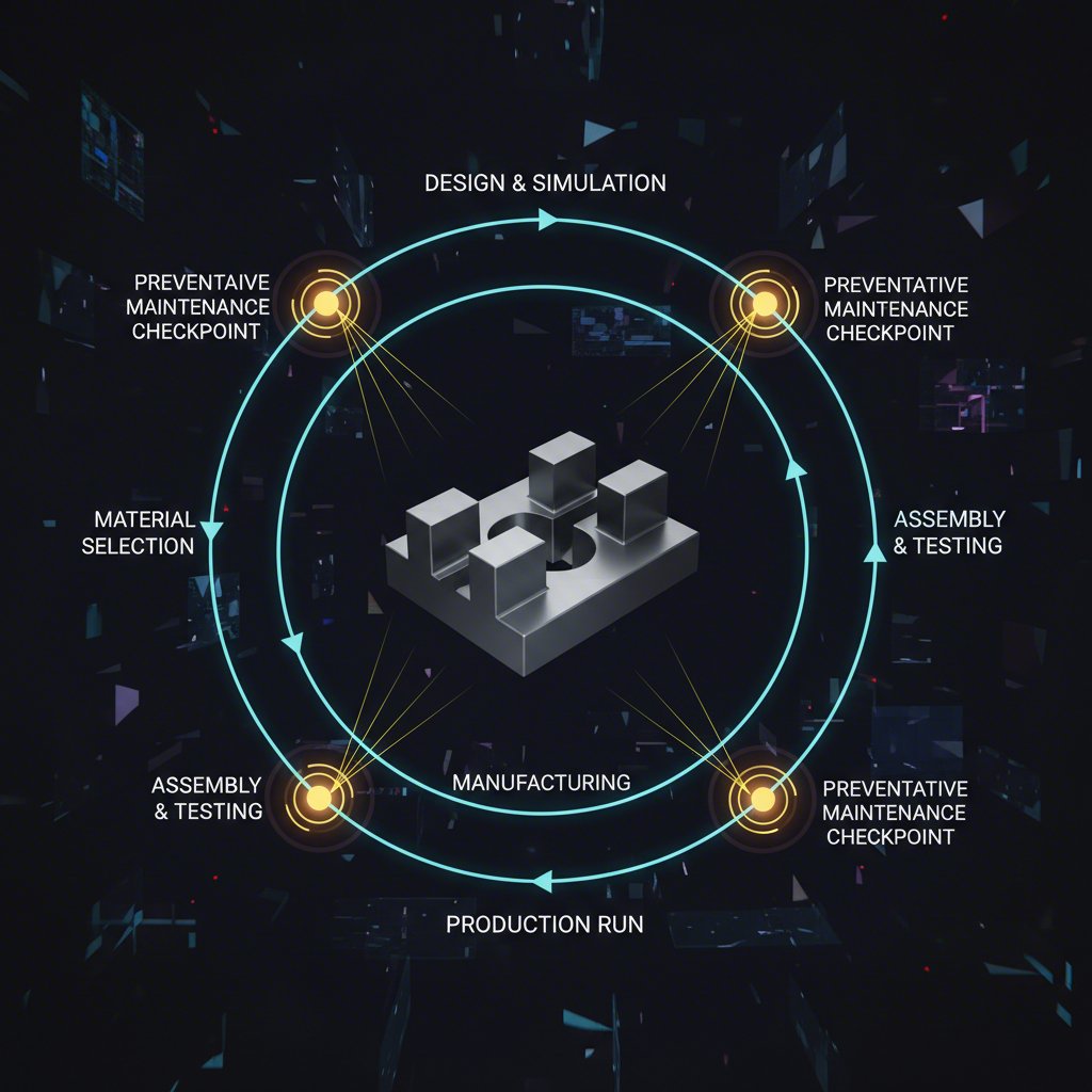 conceptual overview of a stamping die maintenance lifecycle
