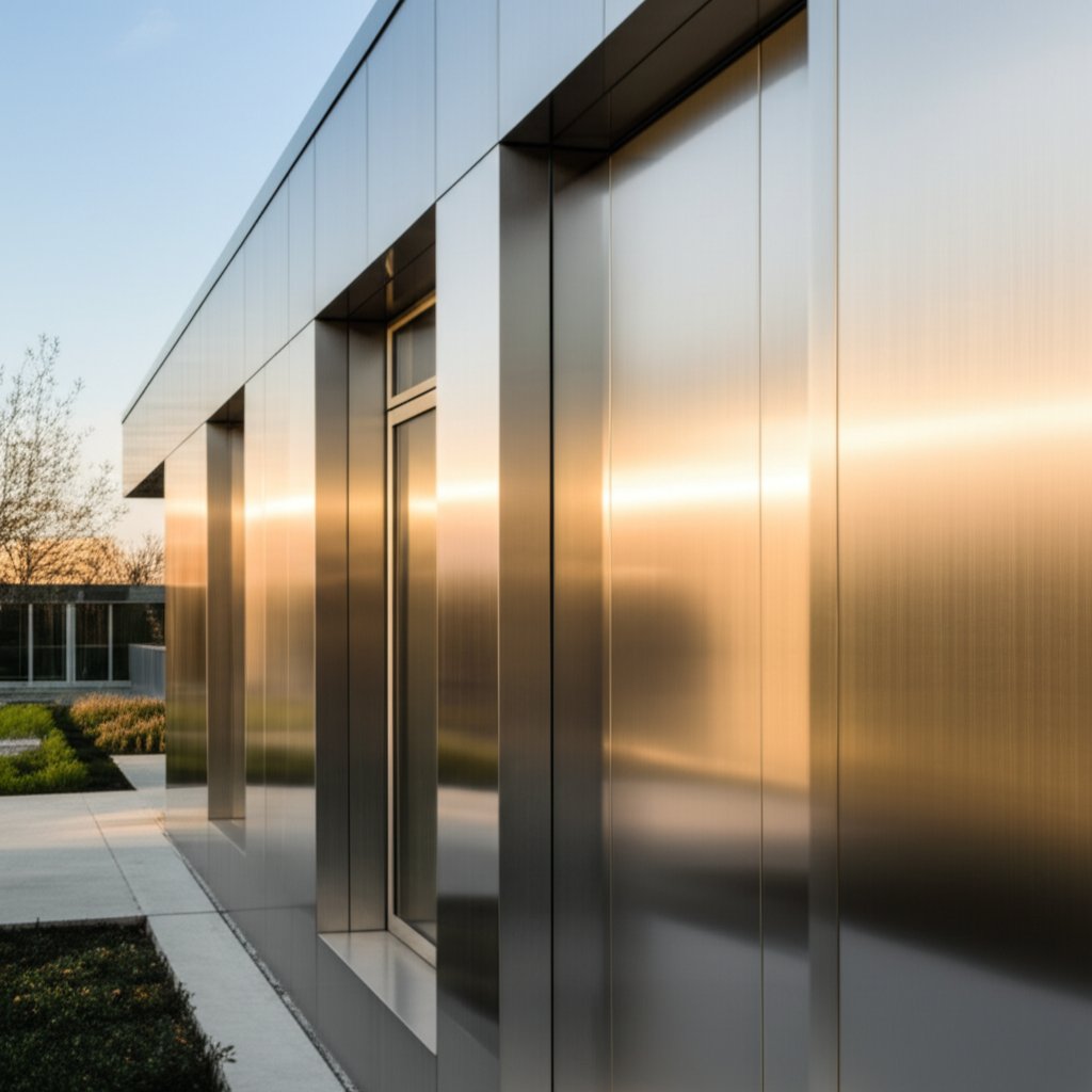 modern building elements featuring clear anodized aluminum finishes for durability and style