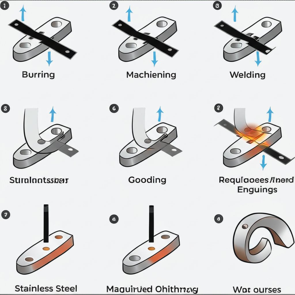 how manufacturing steps like bending and welding can induce magnetism in stainless steel
