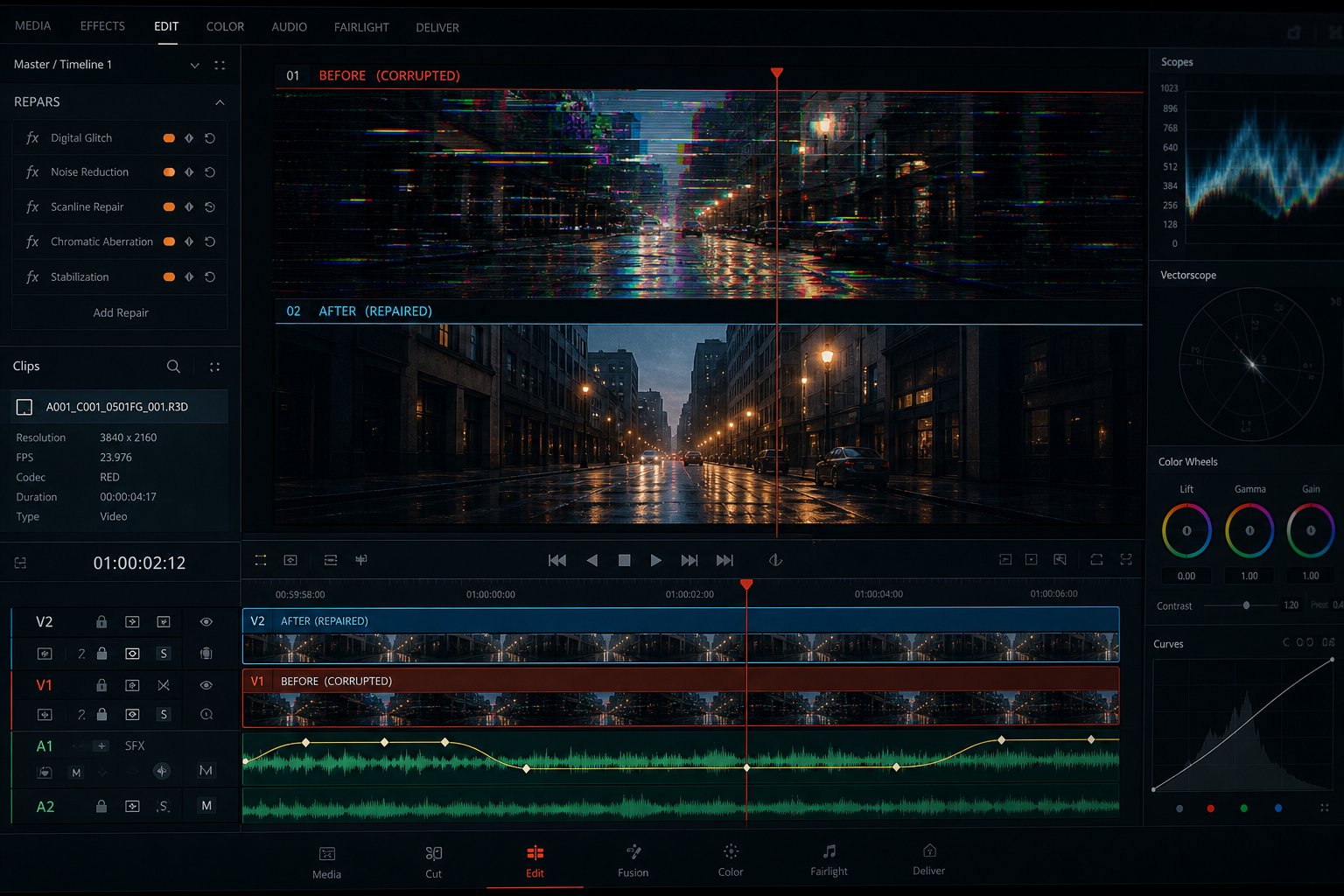 fixing common ai video artifacts like flickering and sync drift in post production editing