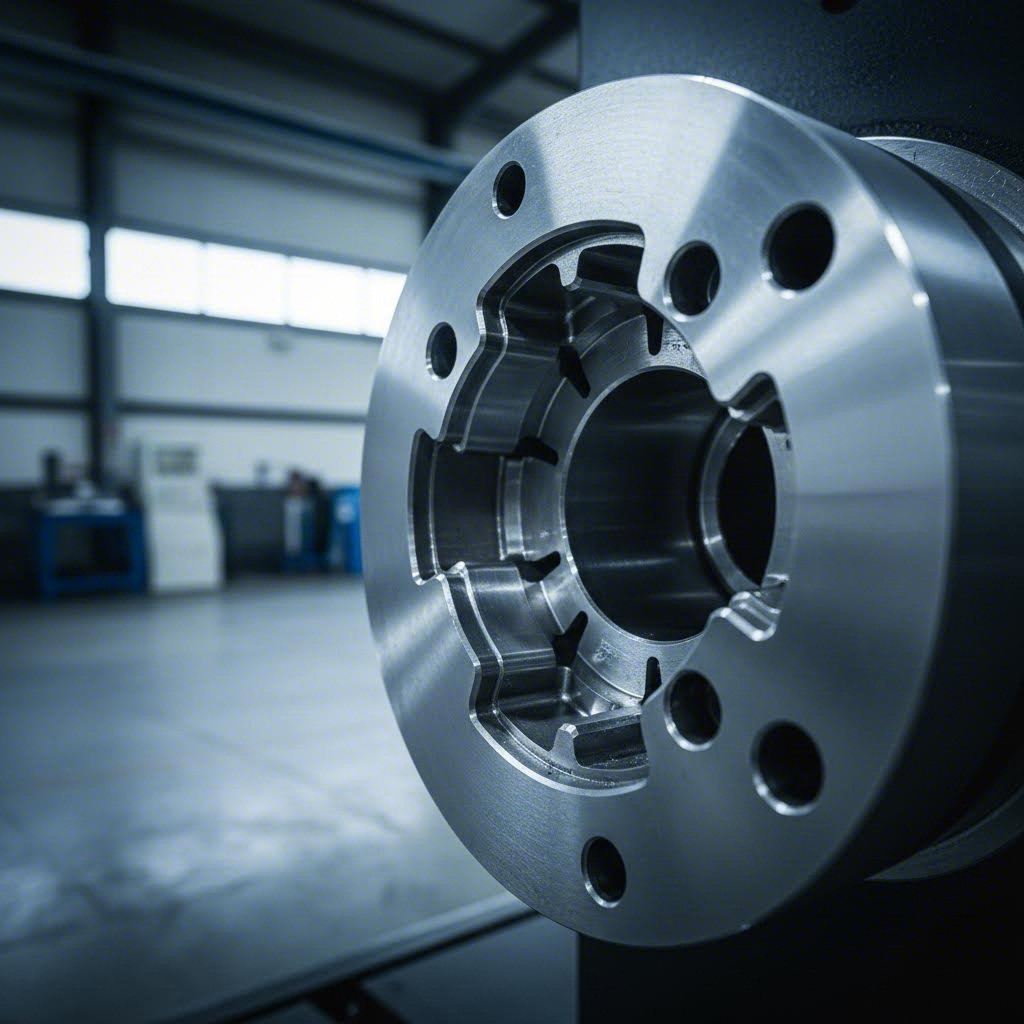 precision machined aluminum extrusion die showing the cavity that creates custom profile shapes