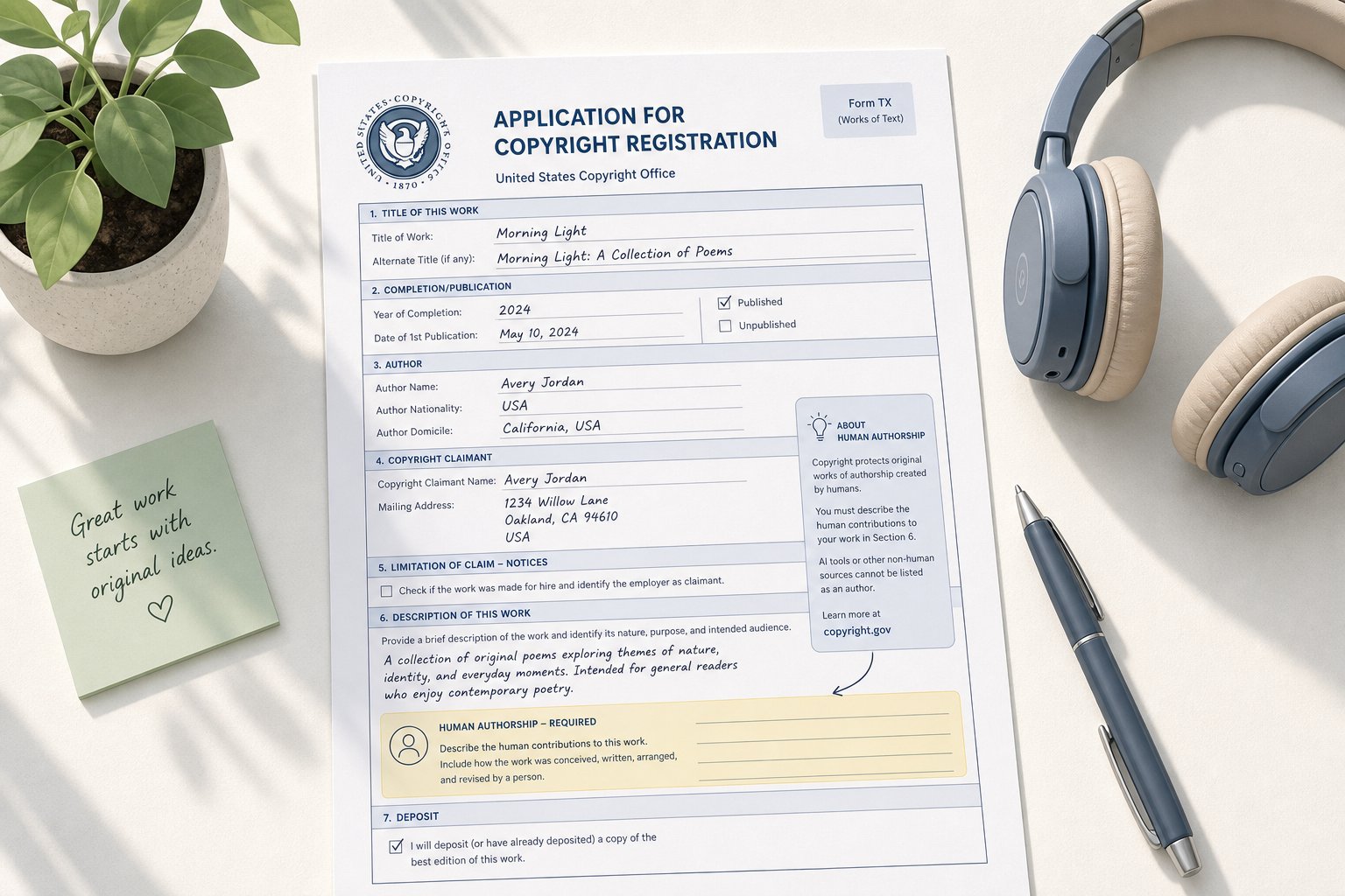 registering ai assisted music requires accurate disclosure of both human and ai contributions