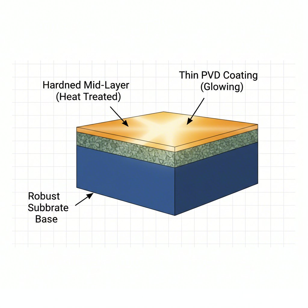 illustration of the performance trinity substrate heat treatment and surface coating