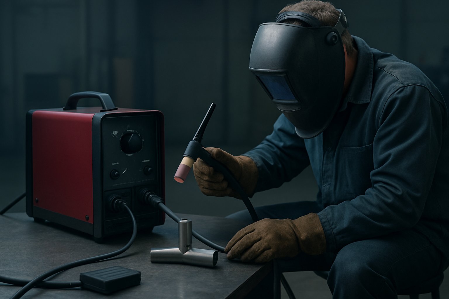 low heat tig machine setup for stable stainless welding