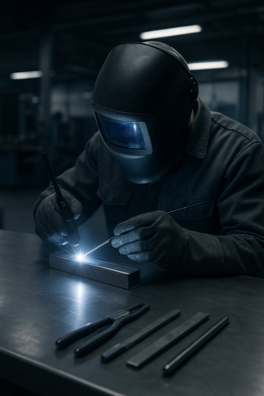 tig welding stainless steel with clean prep and low heat control