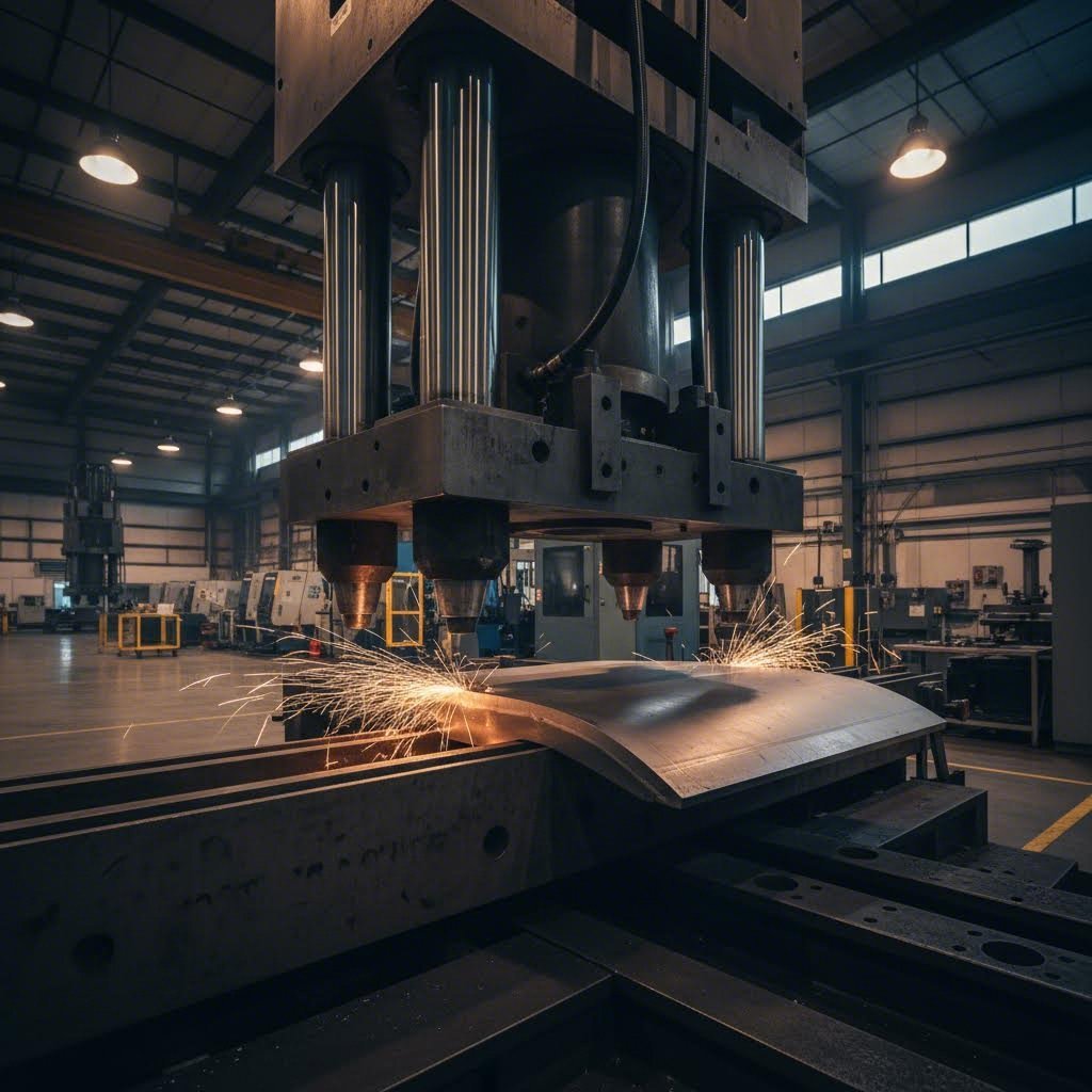 hydroforming process shapes complex aerospace components with precision fluid pressure