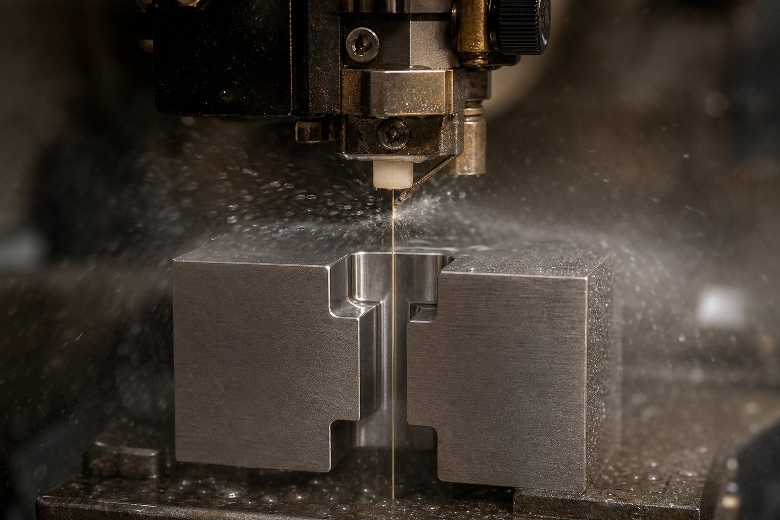 info-1-1 wire edm machining a precision bypass notch punch profile from hardened tool steel