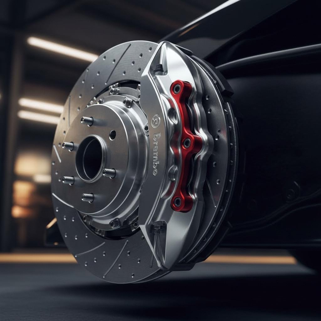 forged brake caliper showcasing precision engineering and multi piston design for maximum stopping power