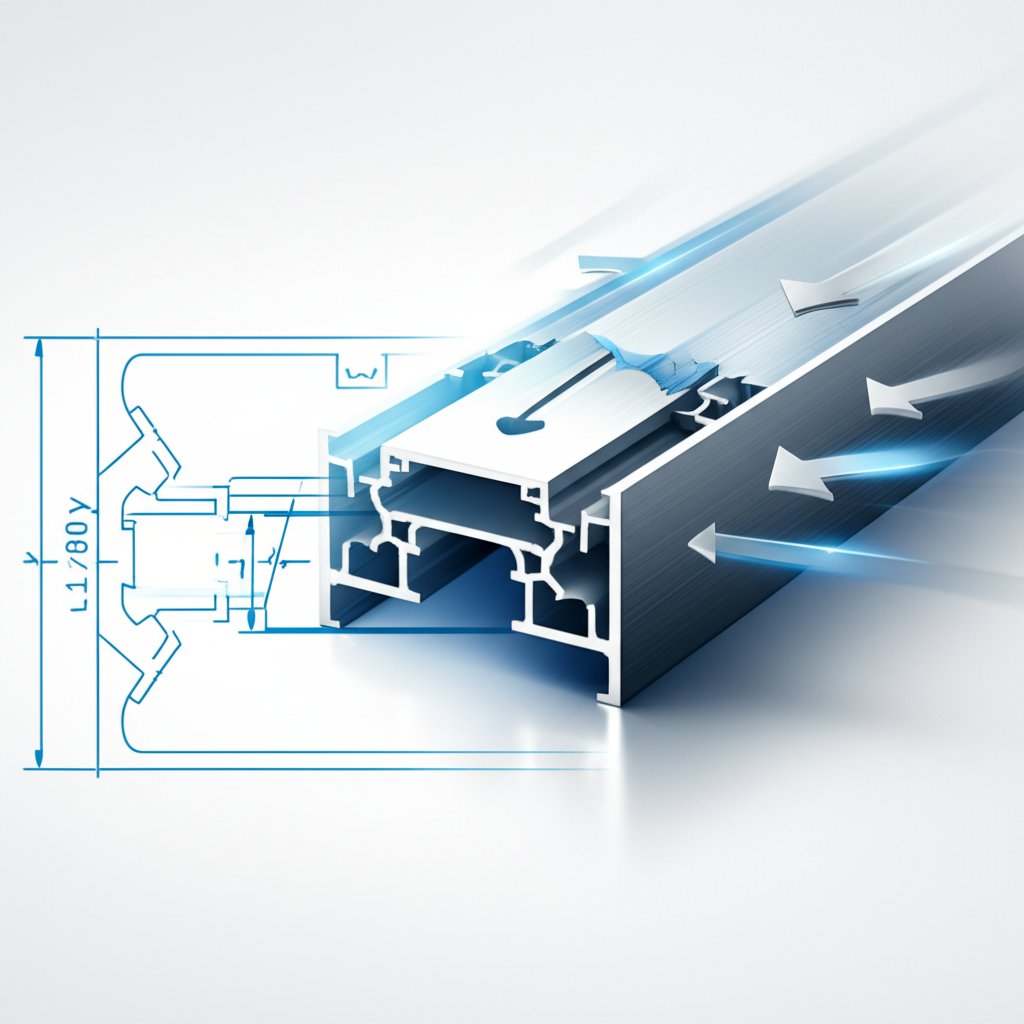 conceptual art of dfm principles reducing aluminum extrusion manufacturing costs
