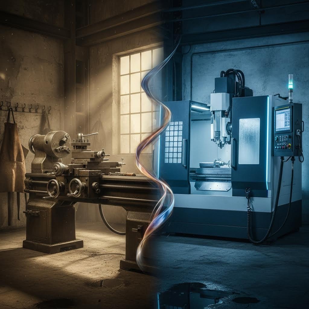 the evolution from manual lathes to cnc technology transformed machining while preserving core wisdom