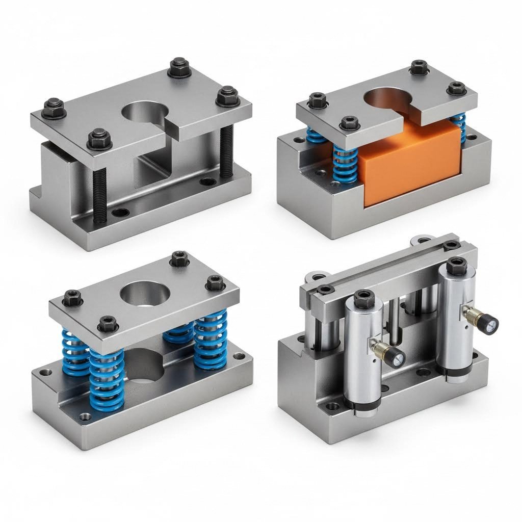 comparison of four main stripper plate configurations used in modern stamping operations