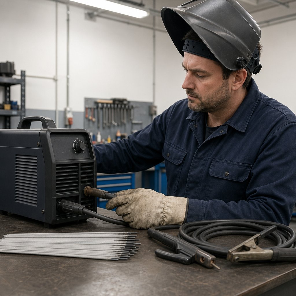 checking stick welder compatibility before aluminum repair