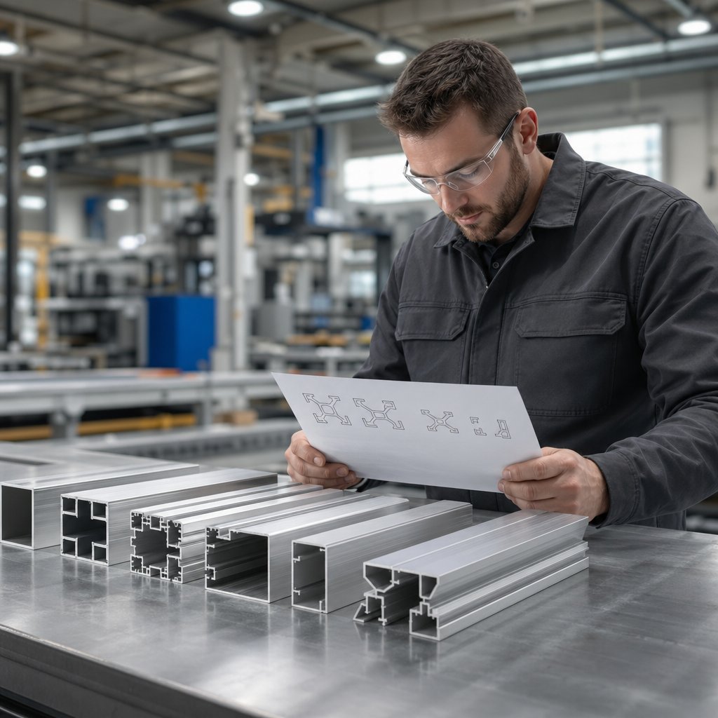 6082 aluminum extrusion profiles in an industrial design and sourcing setting