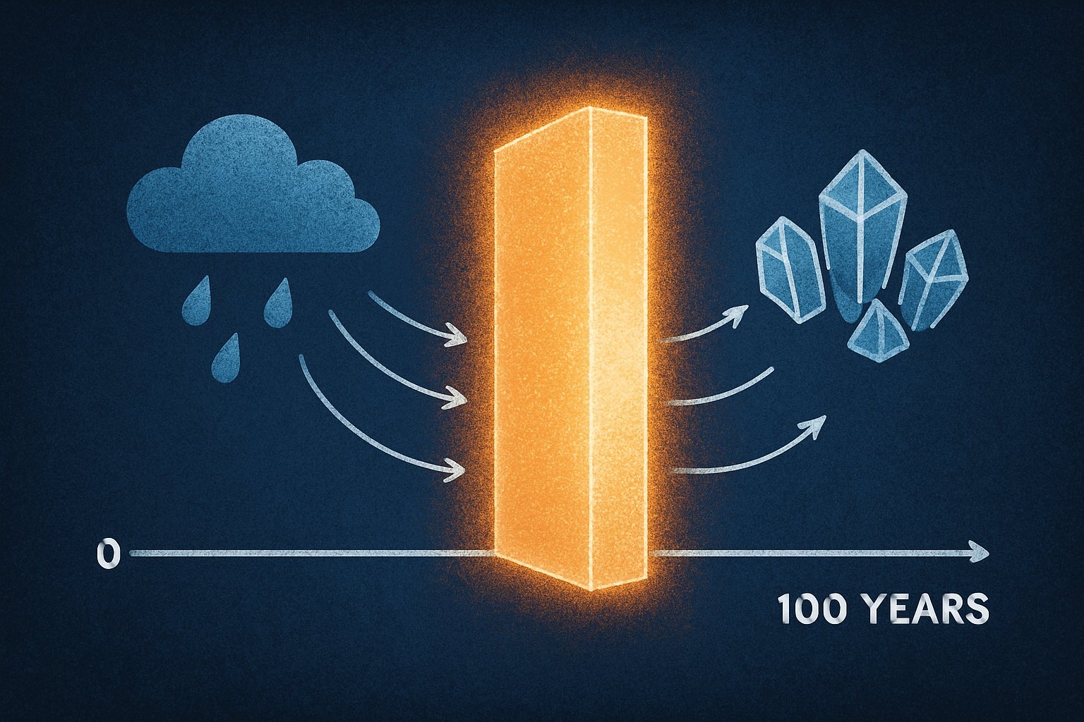Diagram illustrating the impenetrable microstructure and long term durability of advanced cementitious composites