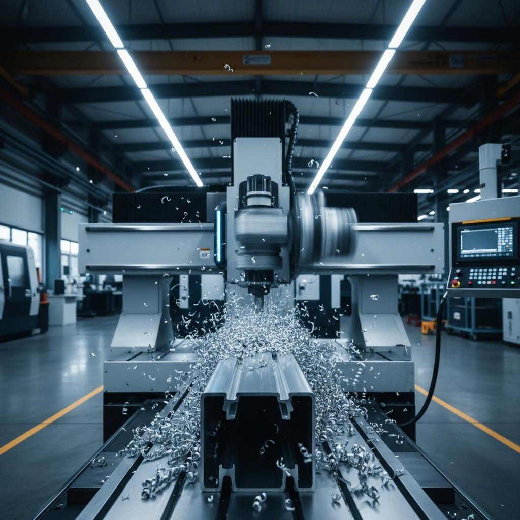 cnc machining transforms raw extrusions into installation ready facade components