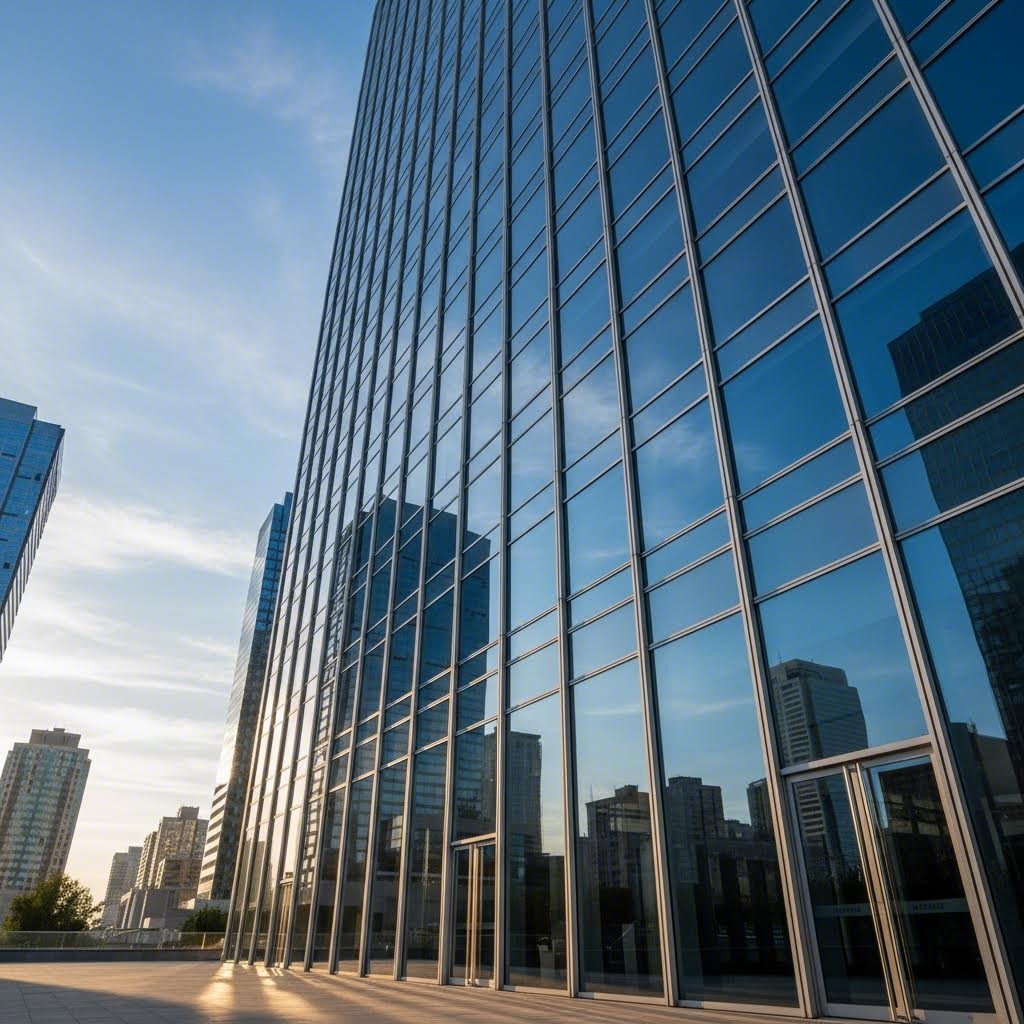custom aluminum extrusion profiles enable modern curtain wall facades with seamless glass integration