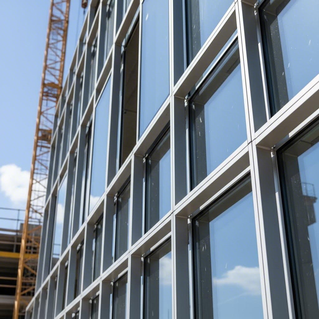 custom extrusion profiles integrate seamlessly with curtain wall and rainscreen cladding systems