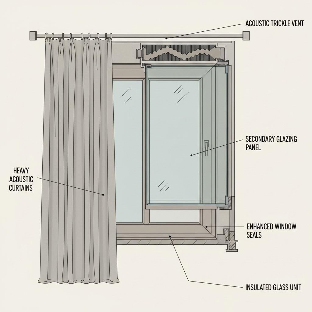 effective soundproofing combines acoustic vents with complementary measures for comprehensive noise control