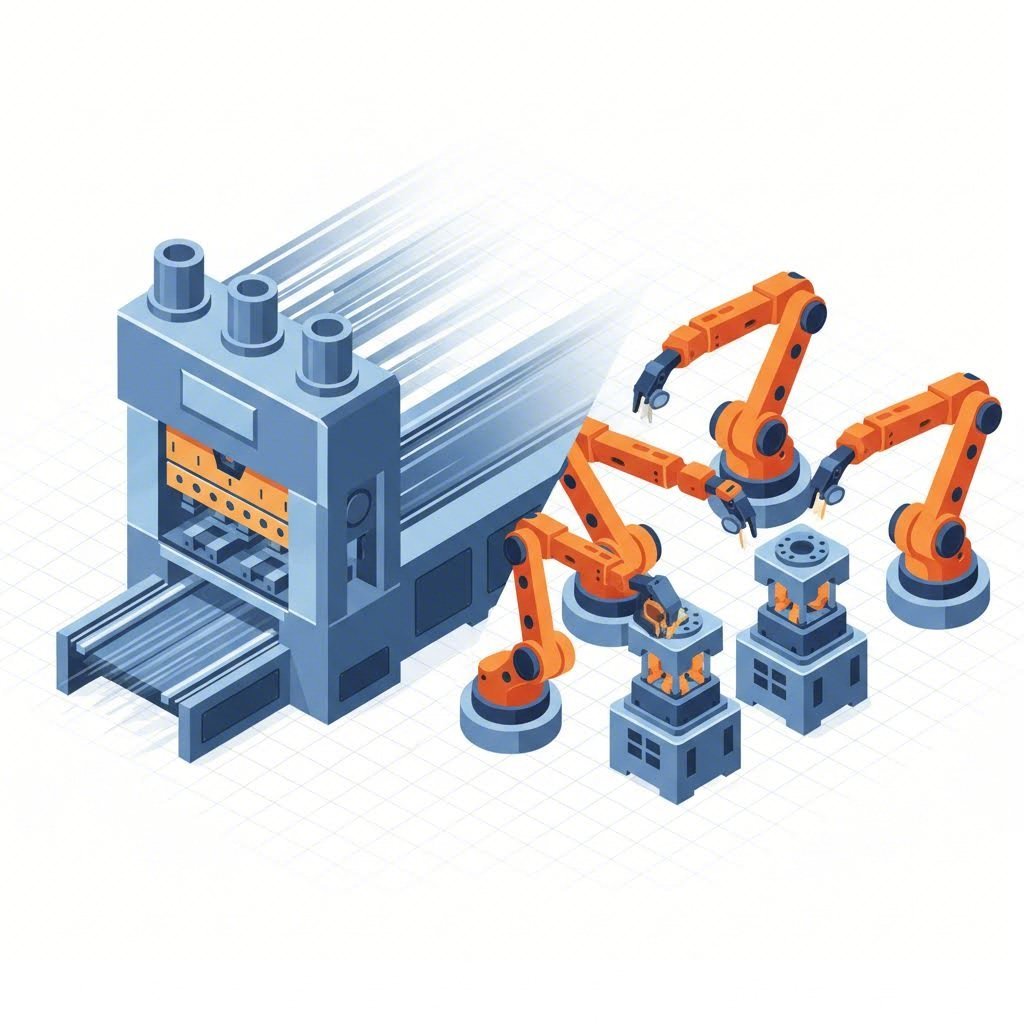 Comparison of high speed transfer press and modular tandem press line concepts