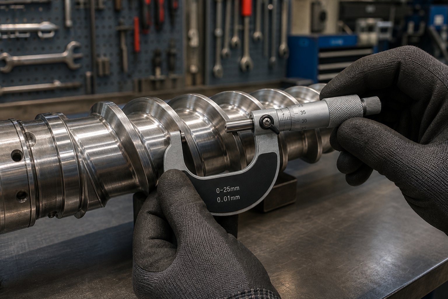 regular screw and barrel measurement prevents gradual plasticizing wear from silently degrading injection molding process stability
