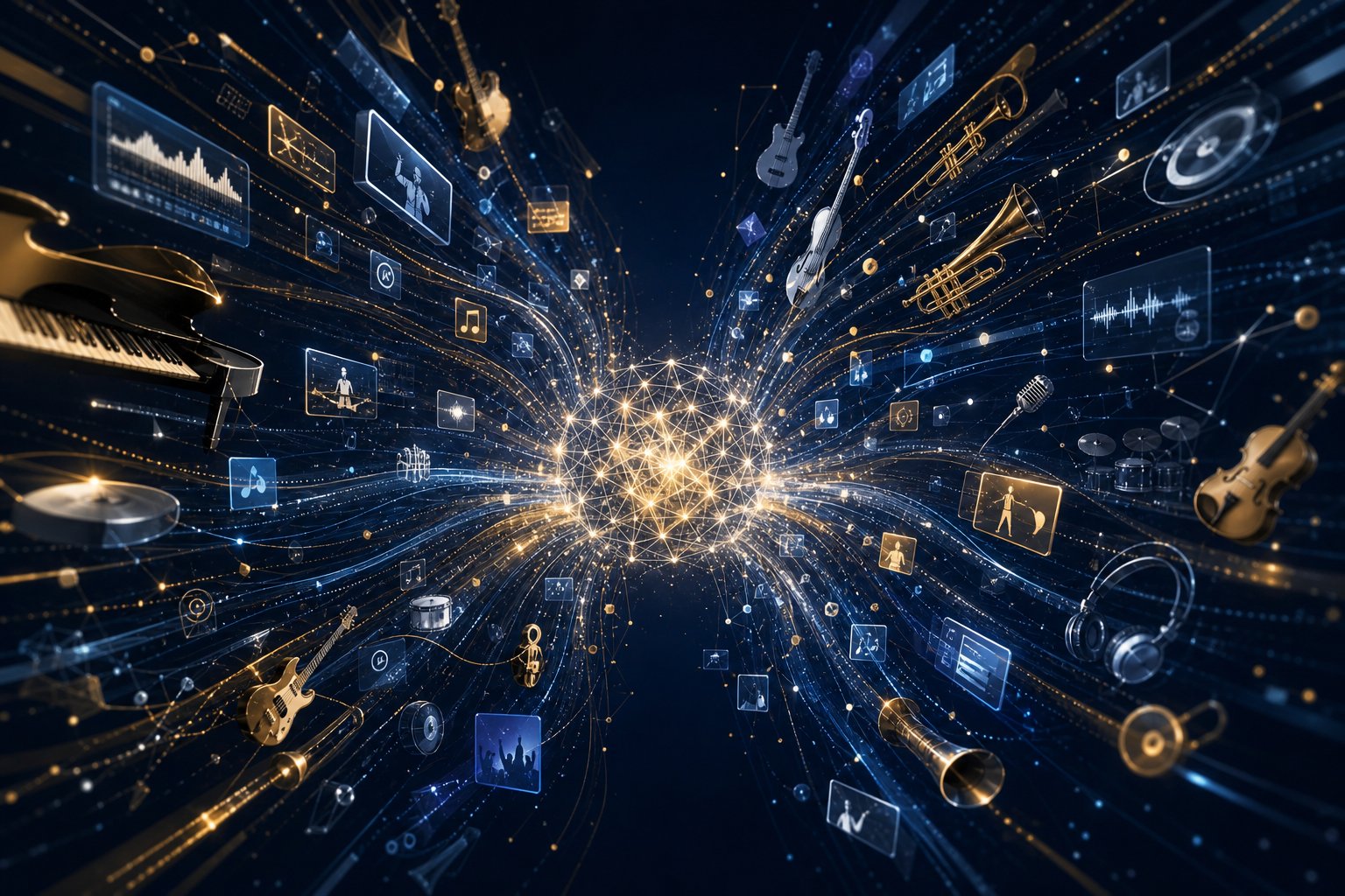 ai music models learn from vast datasets of audio paired with descriptive metadata to understand musical patterns
