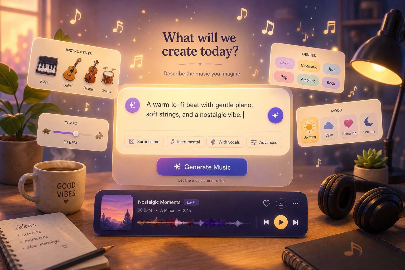writing structured prompts with genre mood and instrumentation details gives ai music generators clear creative direction