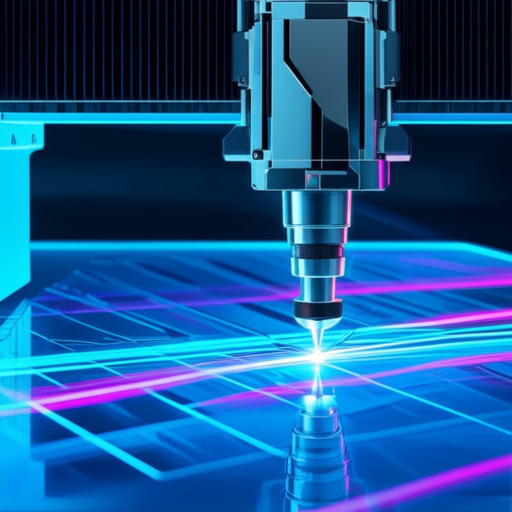 diagram of a cnc routers gantry system emphasizing its large work area and speed