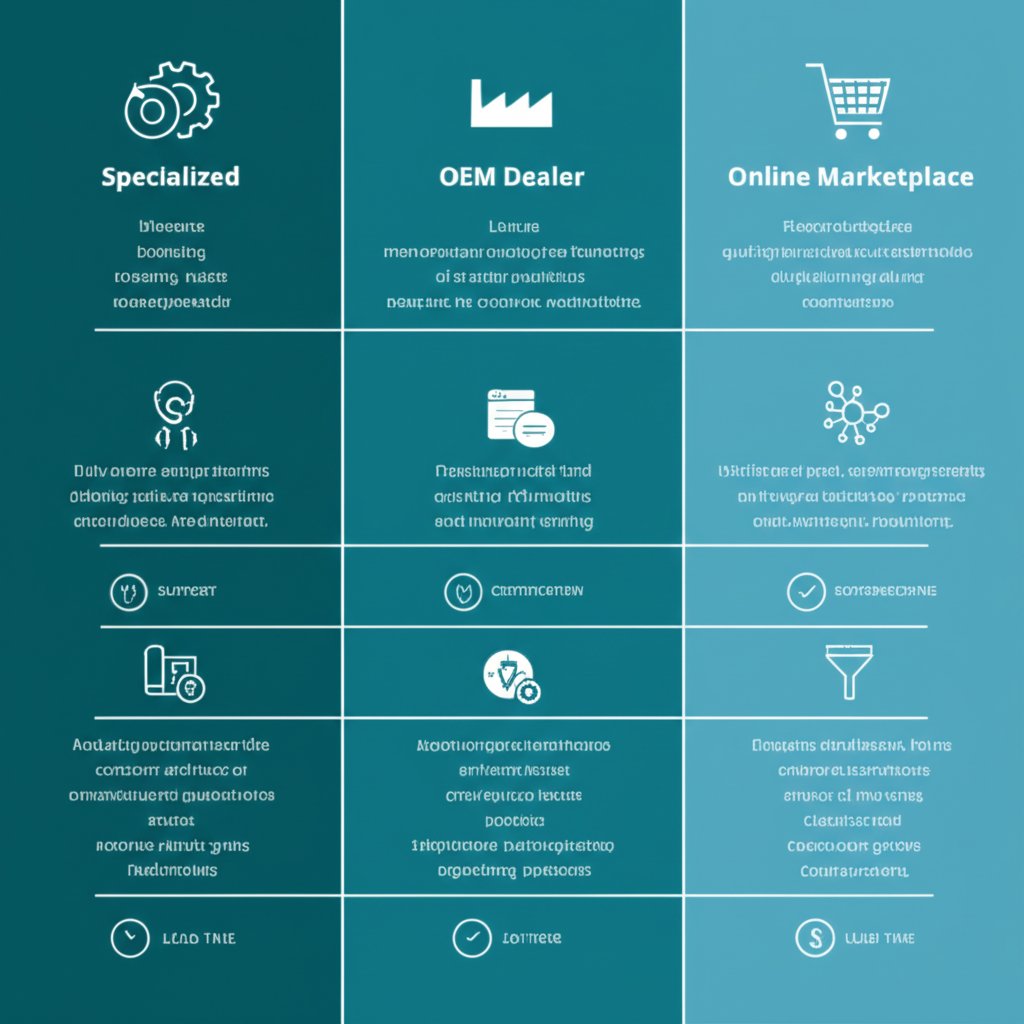 comparing supplier options for automotive replacement parts