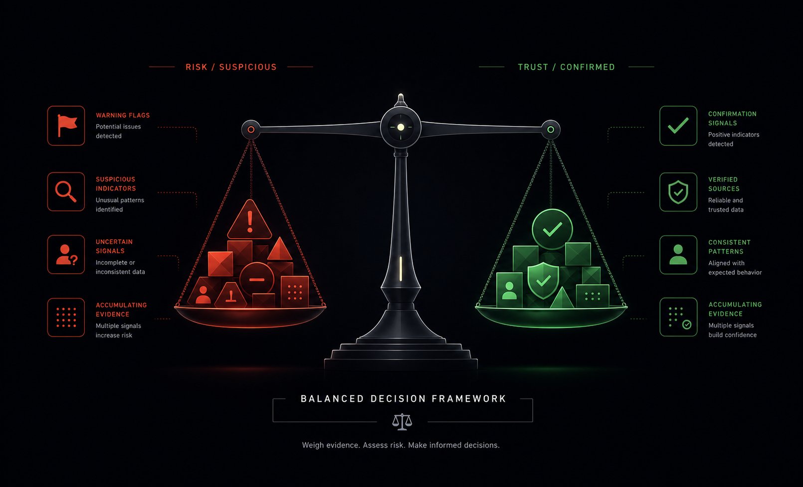combining multiple red flags and confirmed indicators leads to a confident ai detection decision