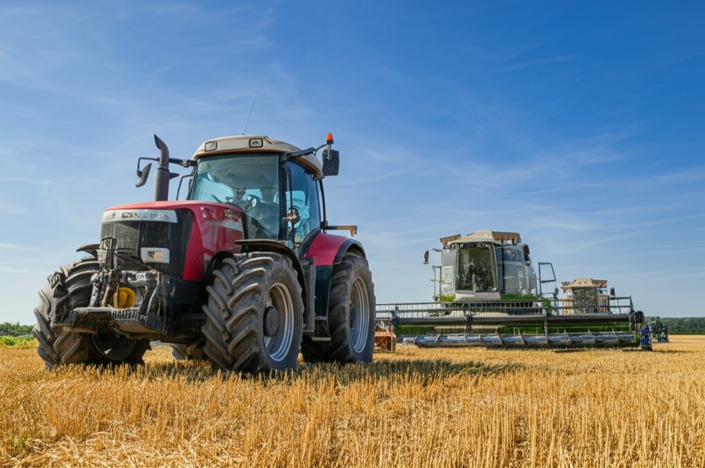 modern farm machinery powered by durable agricultural castings