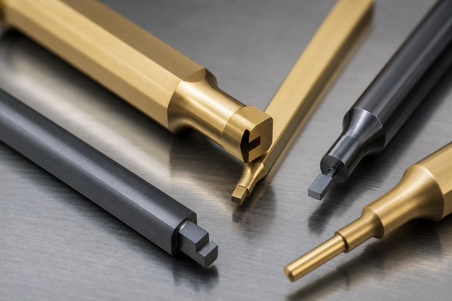 info-1-1 hardened tool steel punches with pvd surface coatings that reduce friction and extend stamping die service life