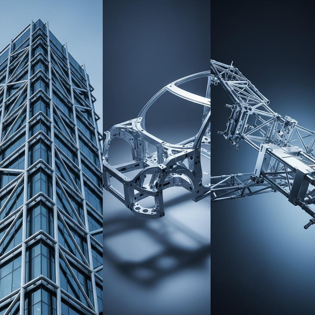 diverse applications of extruded aluminum tubes across architectural automotive and aerospace industries