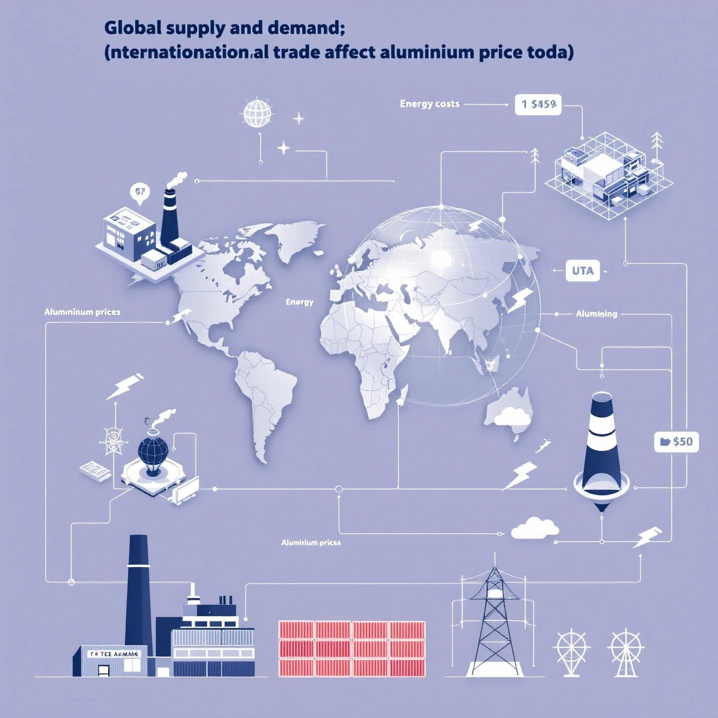 global factors influencing aluminum prices from energy costs to industrial demand