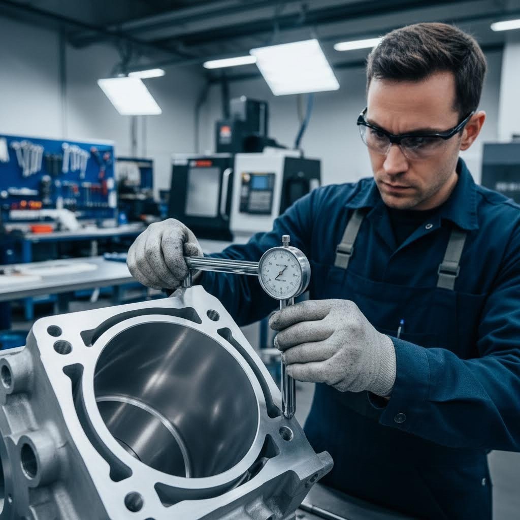 precision measurement verification ensures proper clearances for forged component installation