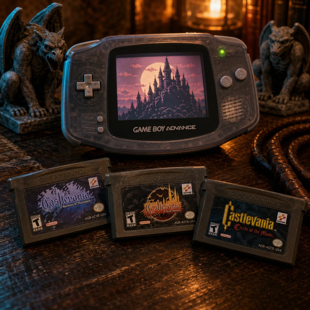 the gba castlevania trilogy representing a golden era of handheld metroidvania games