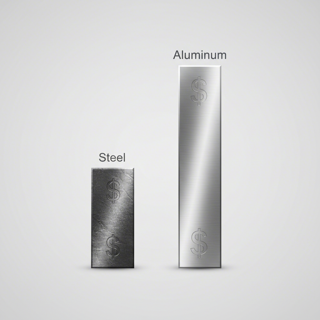 cost analysis of steel versus aluminum control arm replacement