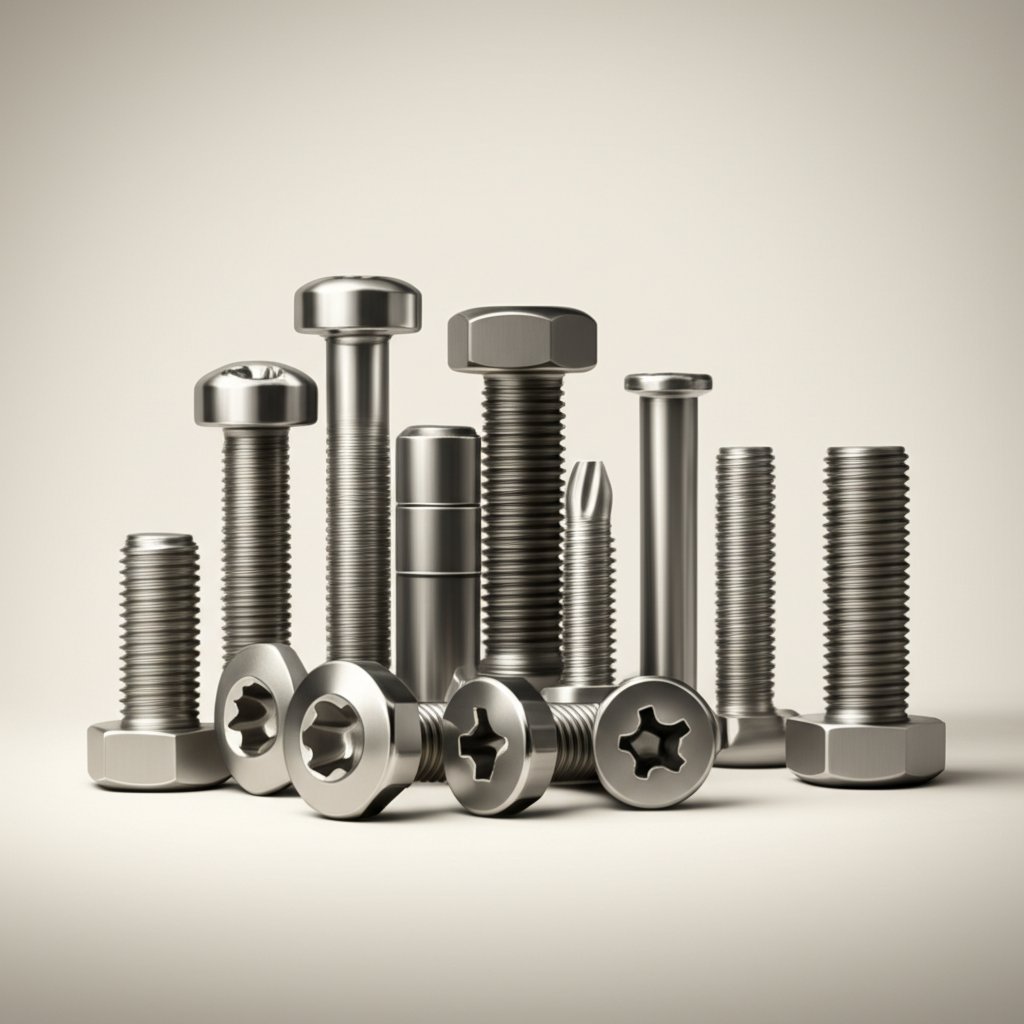different types of stainless steel screws and bolts for various environments