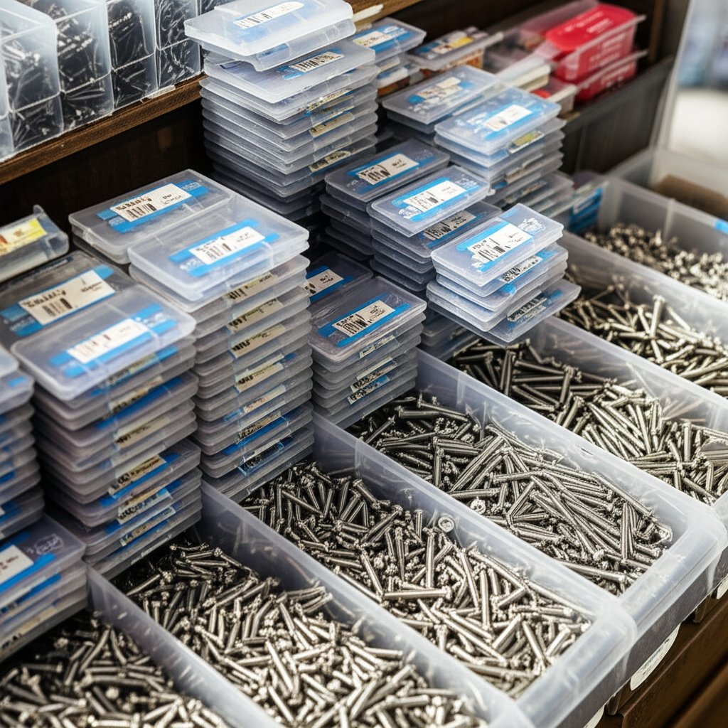 stainless steel screws available in retail packs and bulk containers for every project