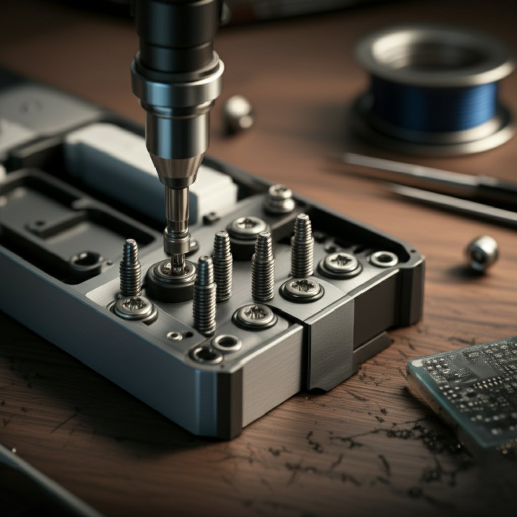 stainless steel screws used in prototyping with metal and plastic components