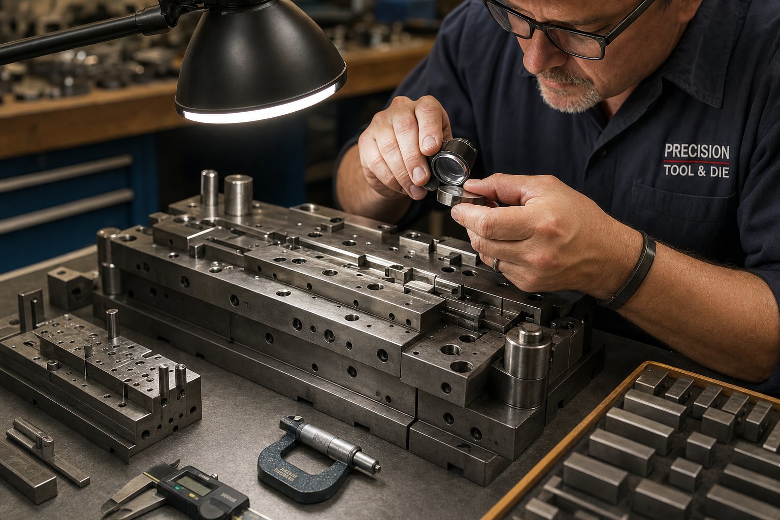 preventive die maintenance including edge sharpening and component inspection extends tool life and prevents unplanned production downtime