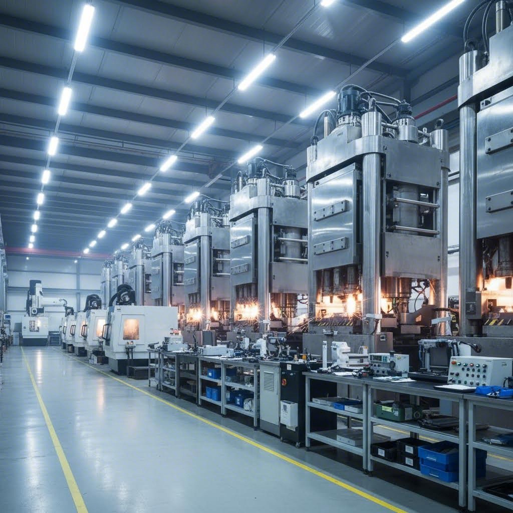 advanced extrusion facility with comprehensive manufacturing capabilities
