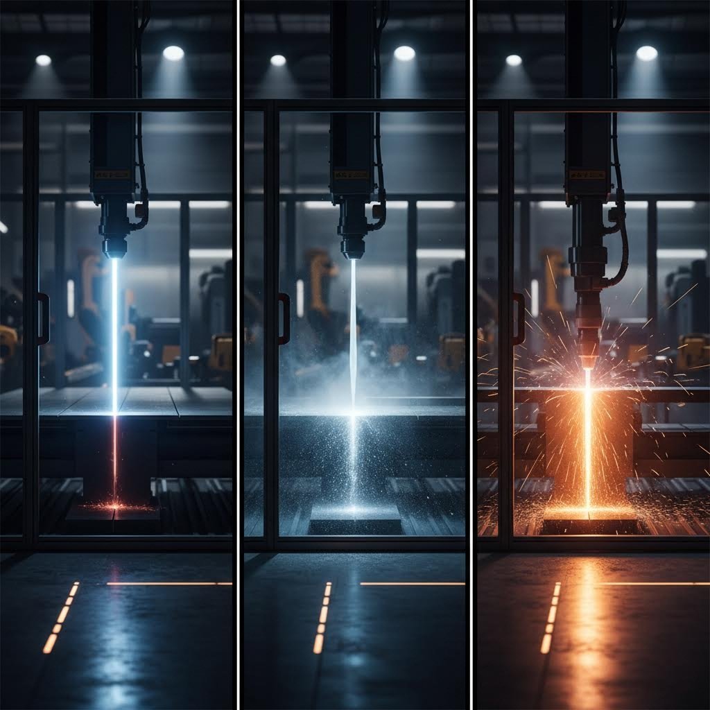 laser waterjet and plasma cutting technologies each excel in different manufacturing applications