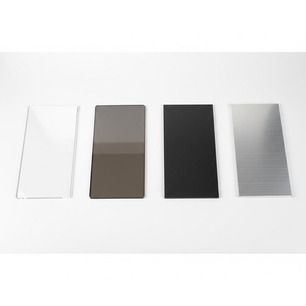 material comparison acrylic polycarbonate abs and aluminum vent cover options