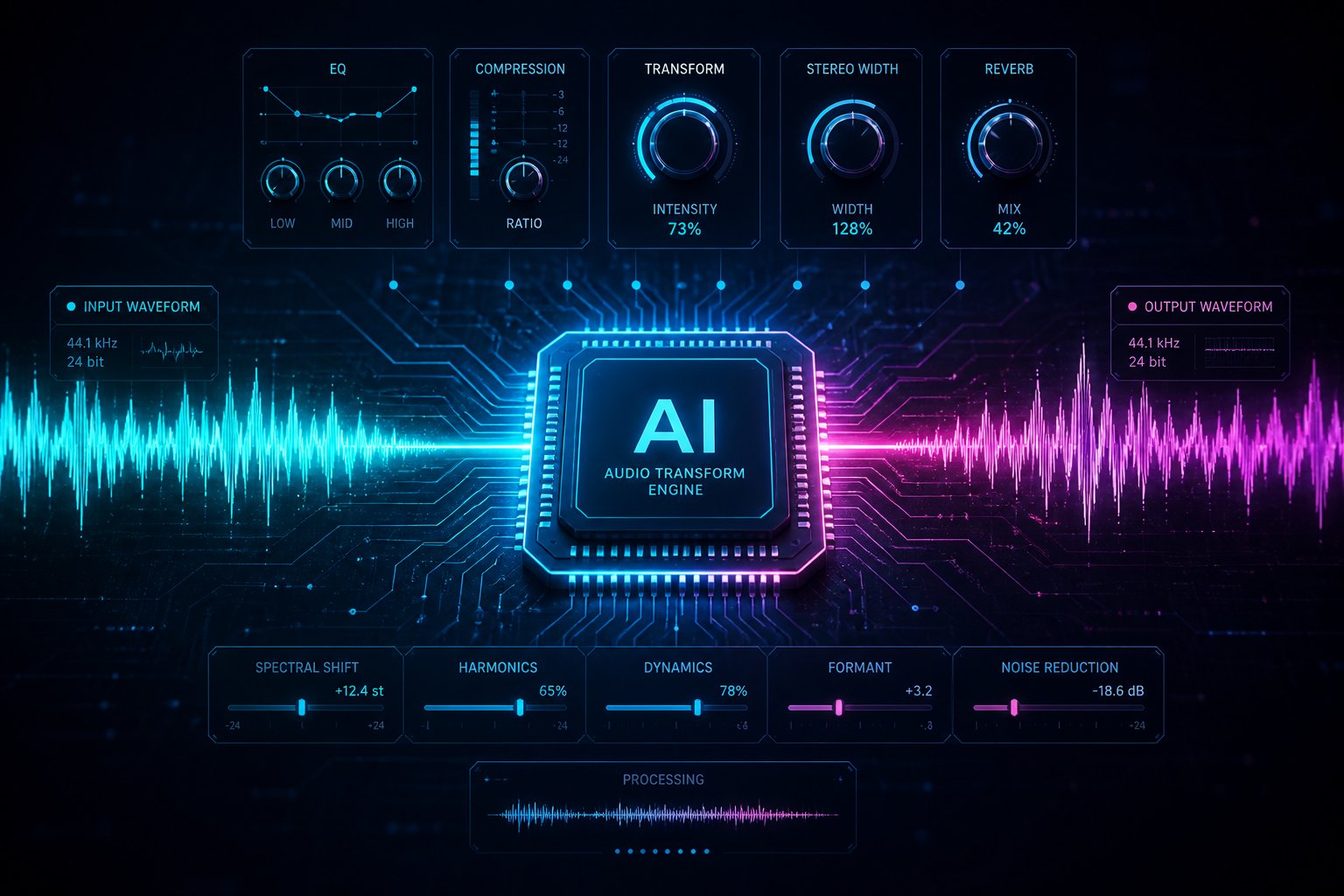 ai voice conversion re sings vocals through a trained model transforming the singer's identity