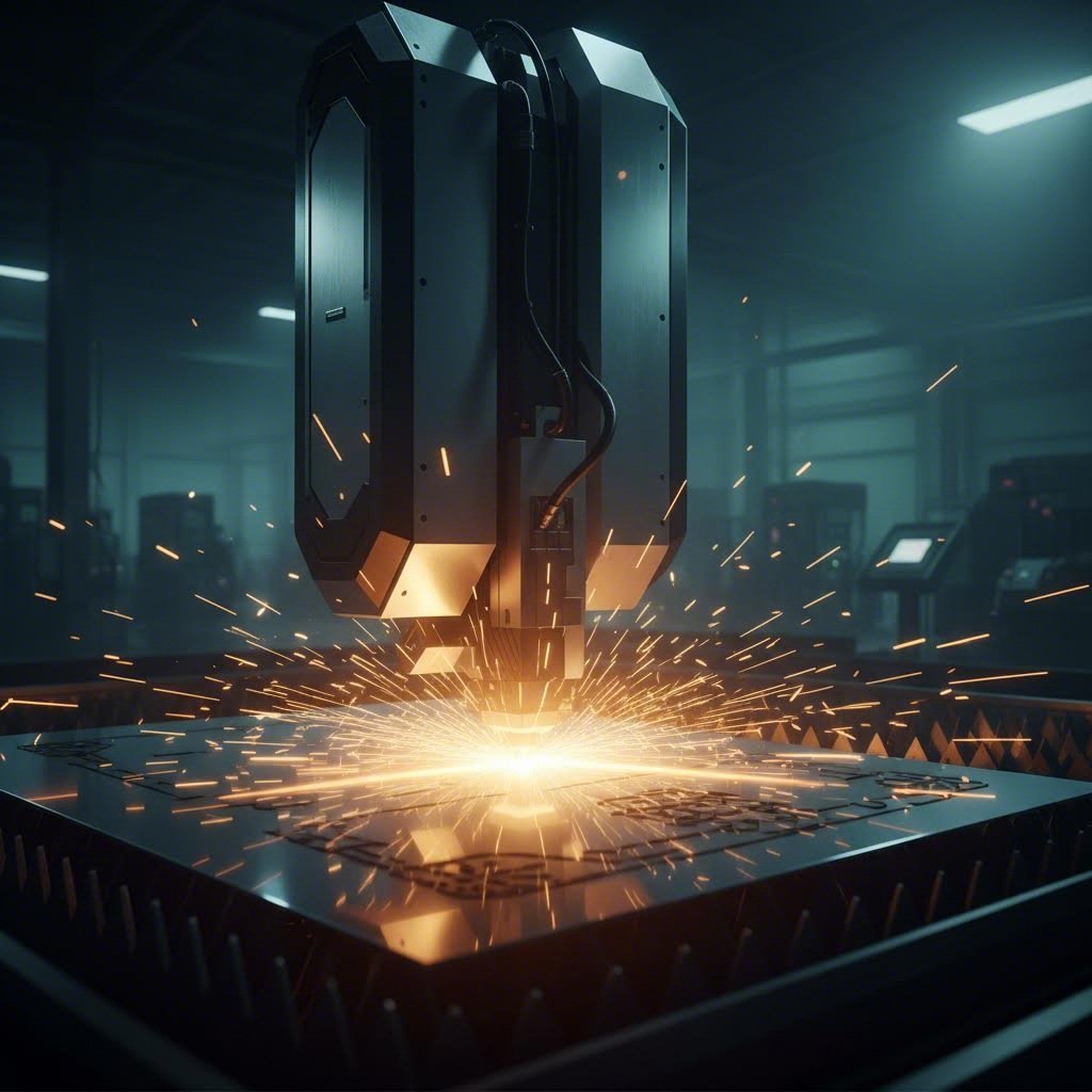 precision laser cutting technology transforming flat metal sheets into complex components